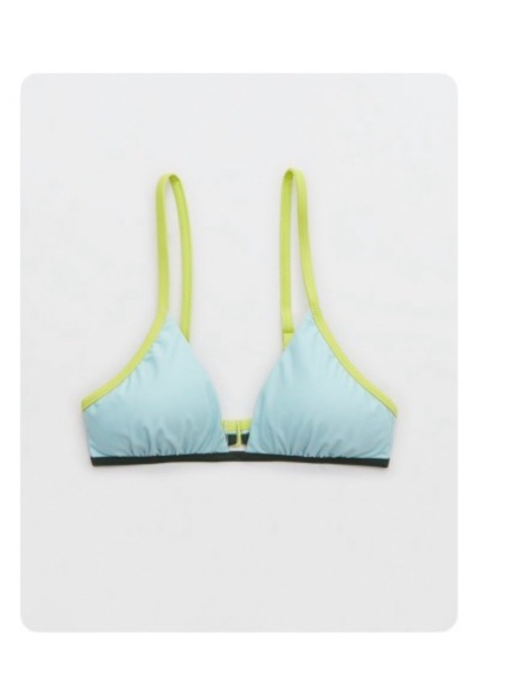 Aerie Triangle Bikini Top